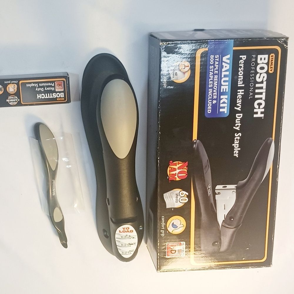 Bostitch Black Personal Heavy Duty Stapler Kit